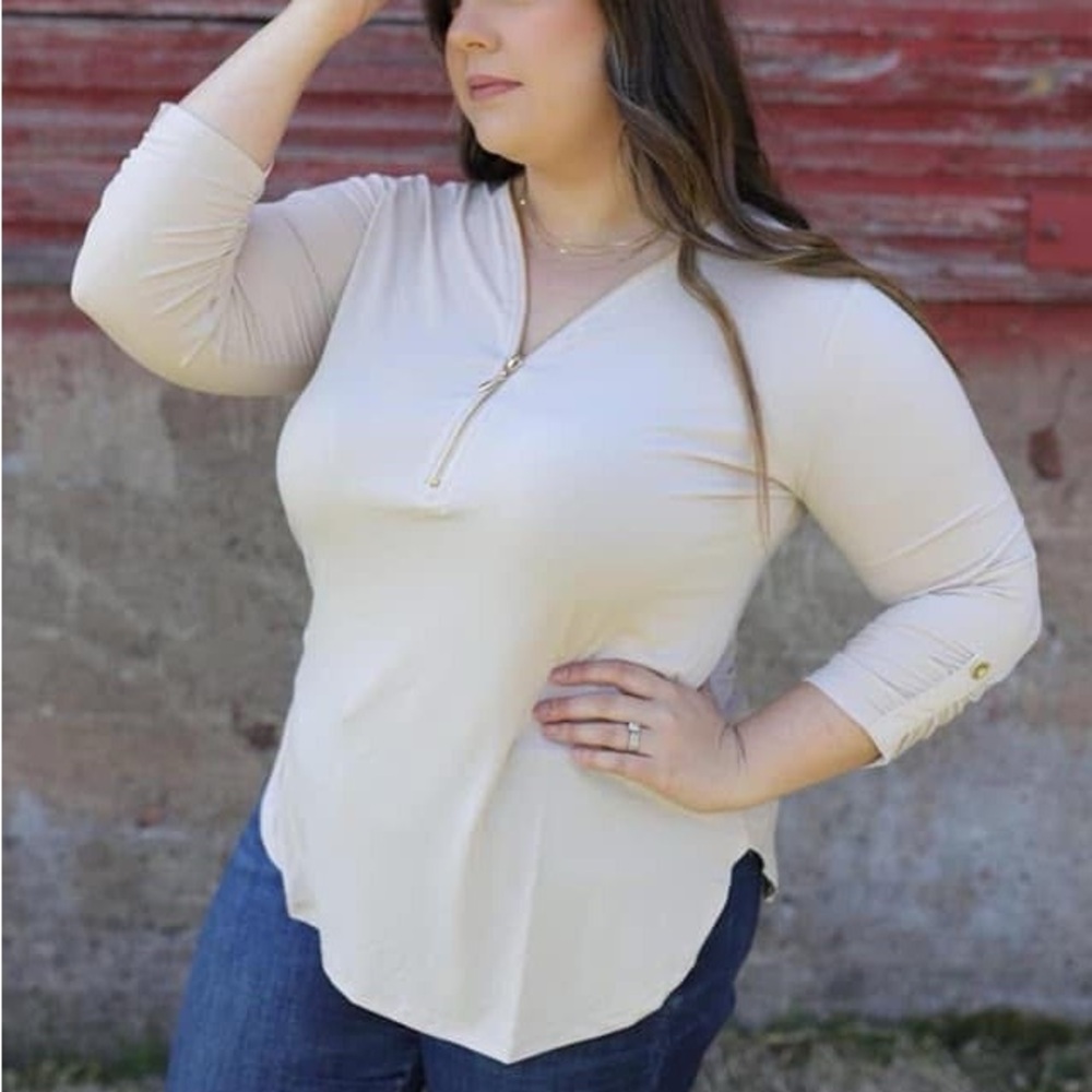 Women's Blush 3/4 Sleeve Top